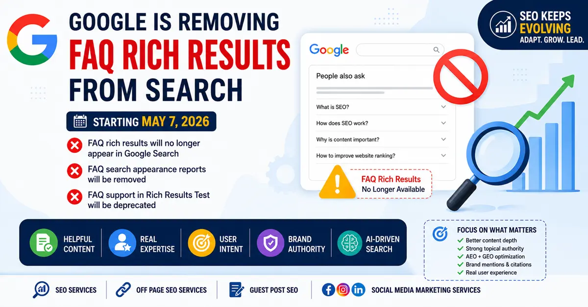Google Is Removing FAQ Rich Results